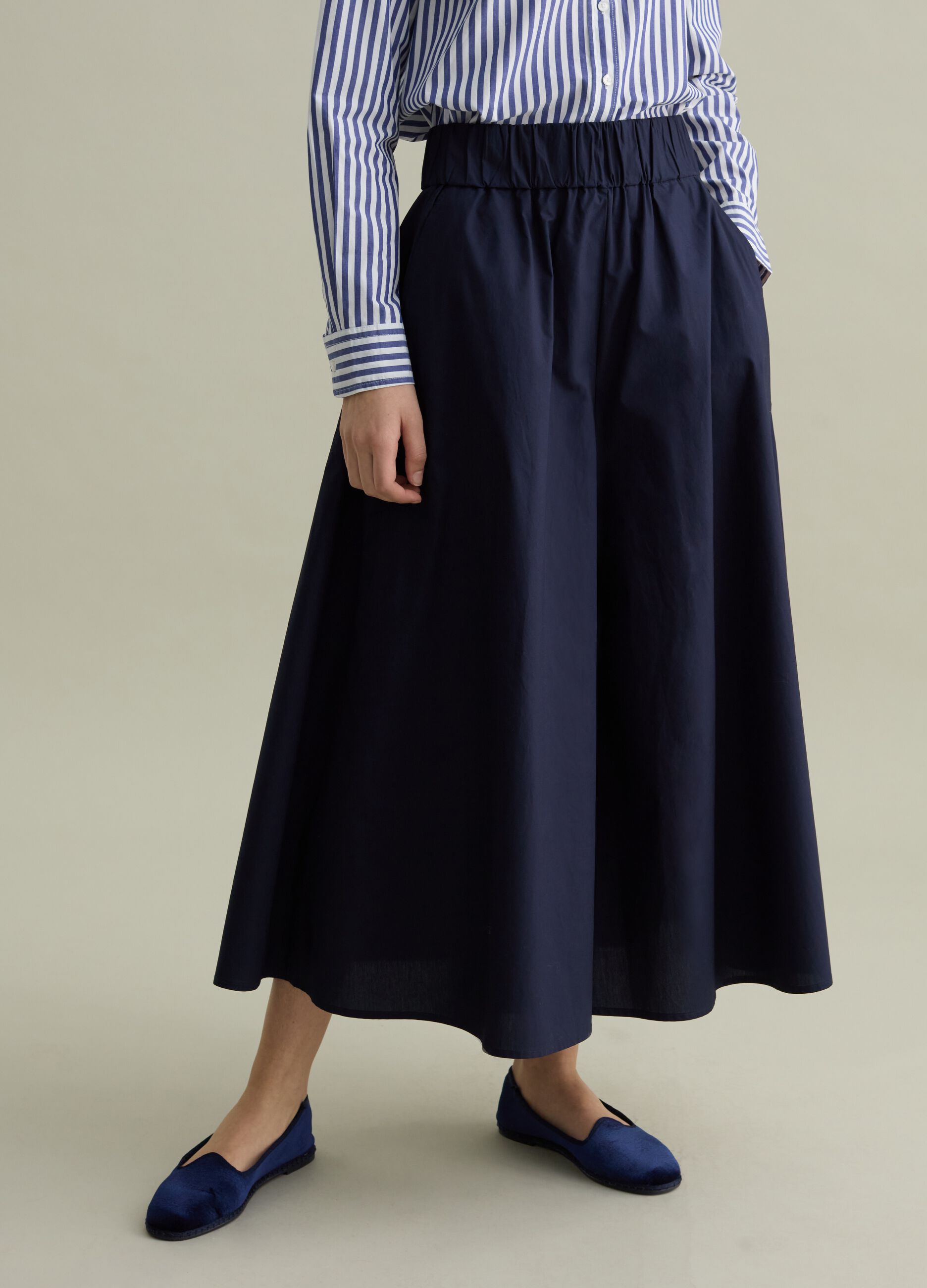 Gonna pantalone in cotone