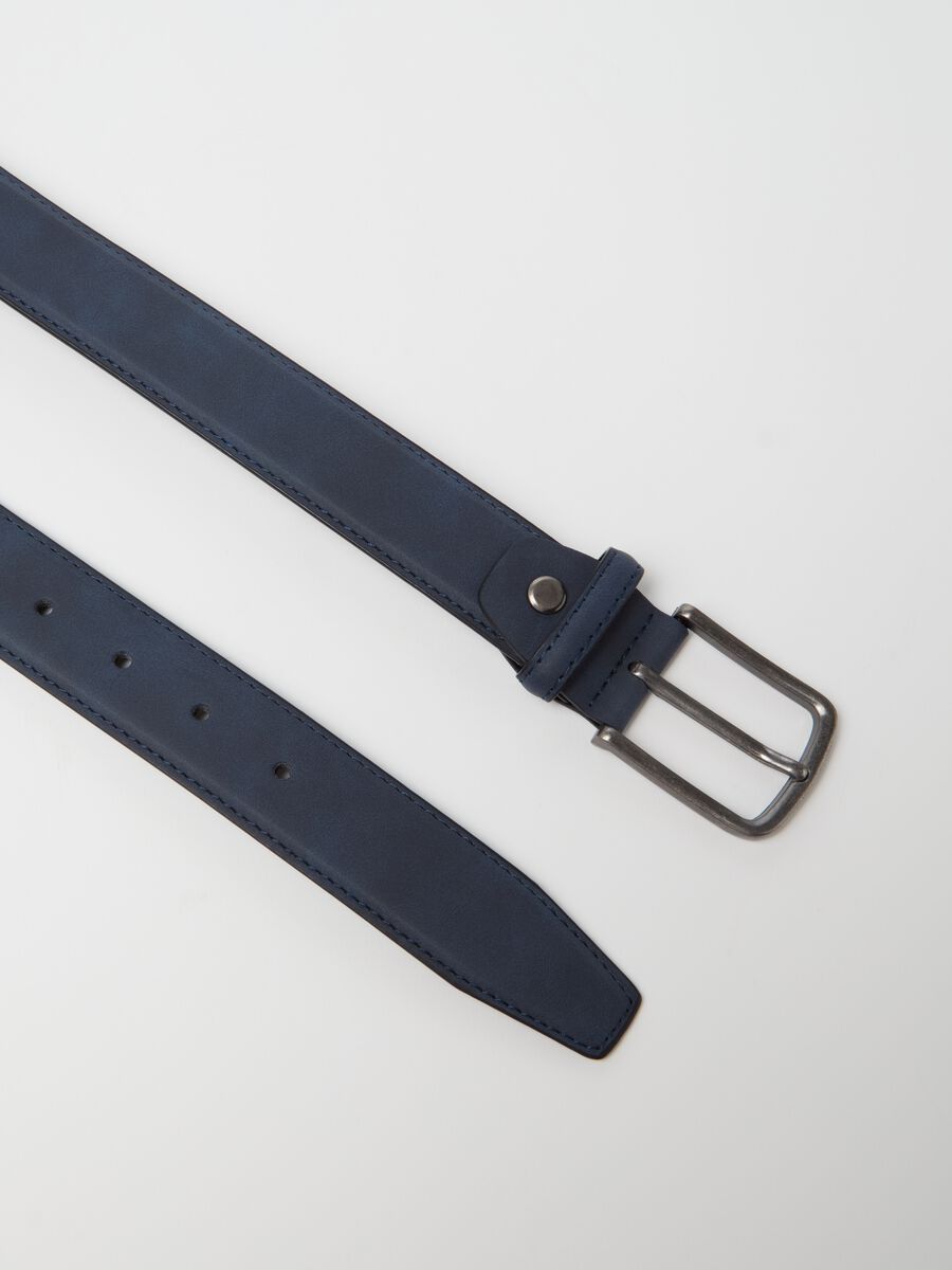 Solid colour belt with square buckle_1