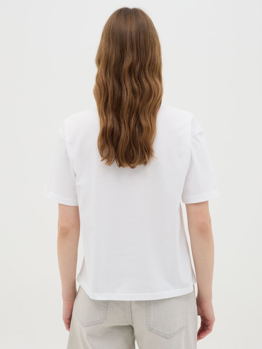 White Cotton T-shirt by Ovs_3