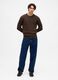 Brown Wool and Polyamide Jumper_2