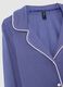 Blue pyjama with regular fit and button closure_5
