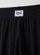 Black Slim Fit Cotton Stretch Leggings with Everlast Logo_5
