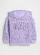 Purple Cotton Hooded Sweatshirt_0