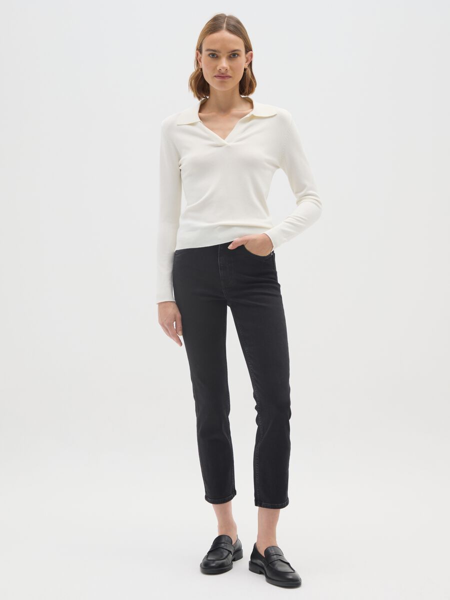 Slim Black Stretch Jeans_0