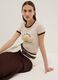 White stretch cotton regular-fit T-shirt with print_0