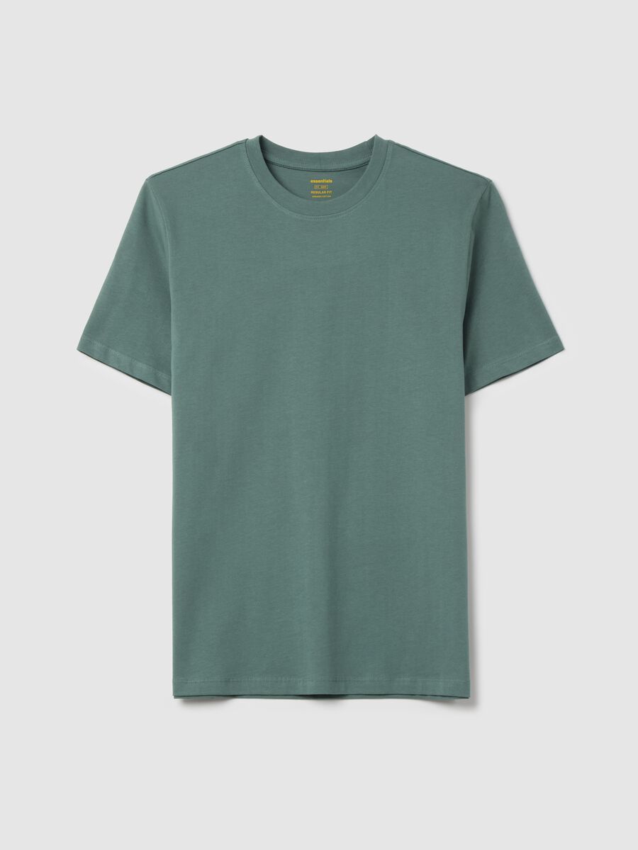 Organic cotton T-shirt with round neck_4