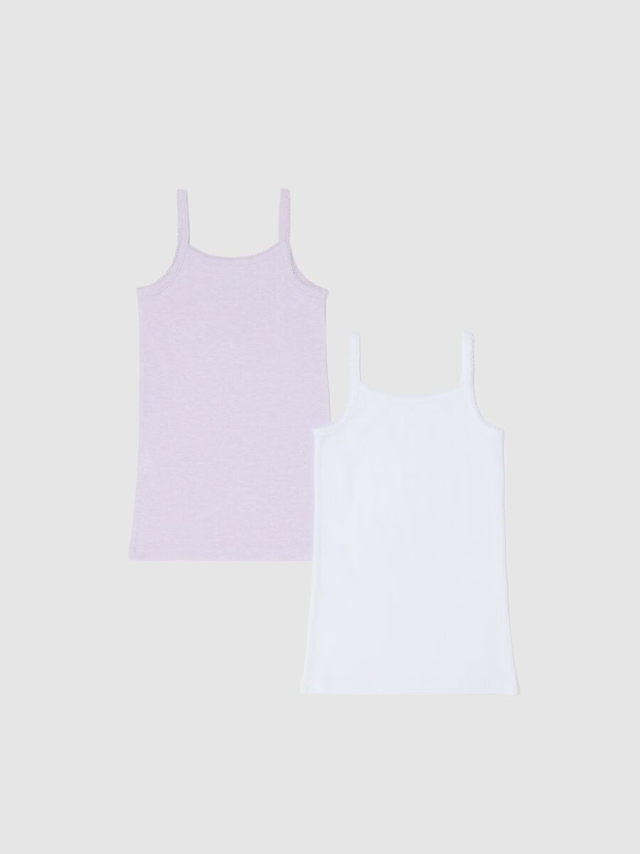 Two-pack white and purple vests with bow_1