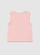 Girls' Pink Cotton T-Shirt Regular Fit_1