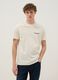Beige pure cotton regular-fit T-shirt with nautical print_0
