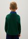 Green pure cotton regular fit kids polo_2