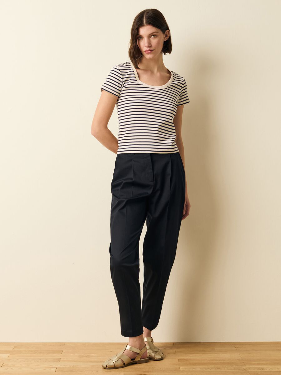 Striped cotton T-shirt_2