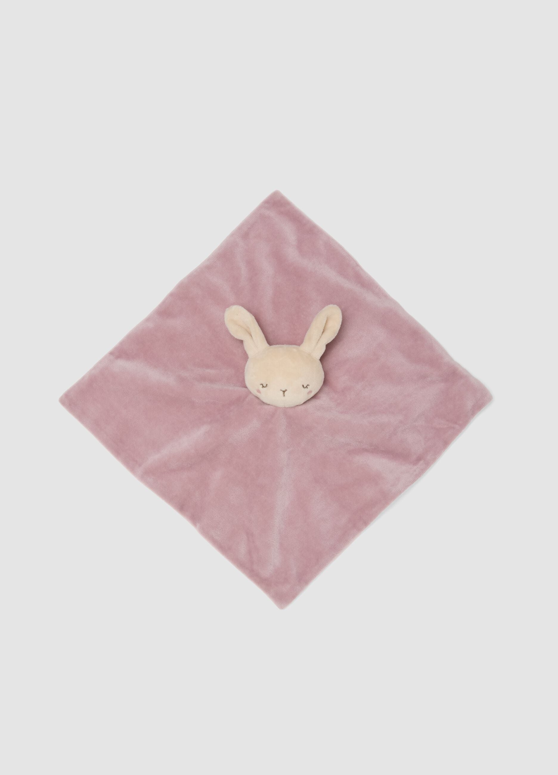 Pink bunny comforter