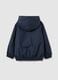 Regular fit blue fabric kids' jacket_1