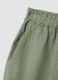 Green pure linen regular-fit trousers_1