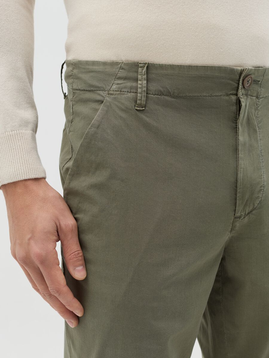 Stretch cotton chino trousers_2