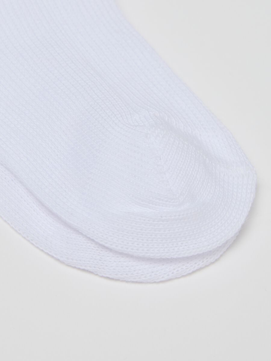 Two-pair pack short socks with fold_2