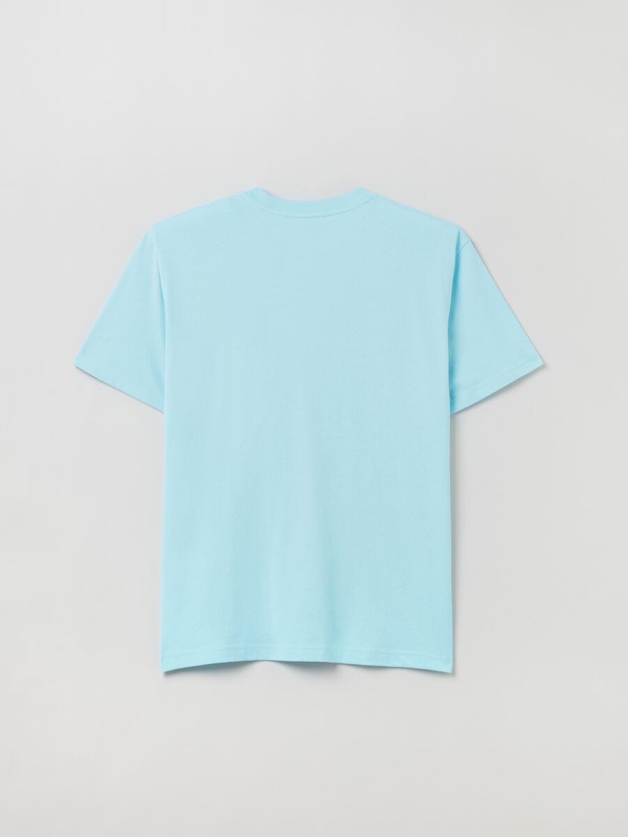 T-shirt girocollo in cotone_2