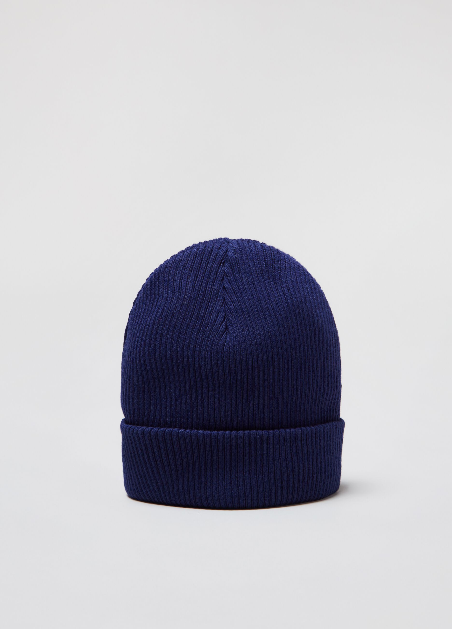 Ribbed cotton hat