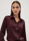 Purple stretch shirt with classic collar_2