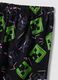 Black organic cotton Minecraft print pyjamas_3
