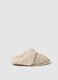 Beige slippers with soft interior_0