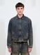 Denim Padded Jacket Vintage Dark Blue_3