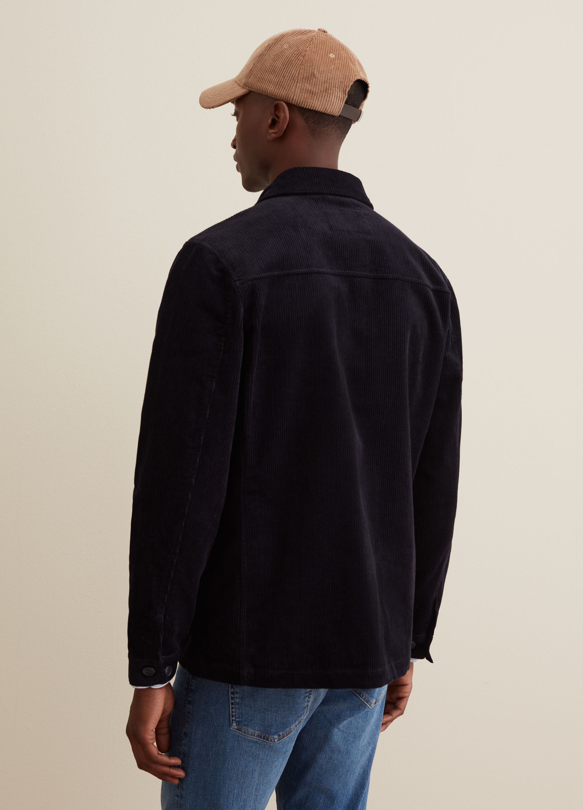 Shacket in corduroy