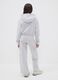 Pantaloni cargo grigi culotte in puro cotone per ragazza_1