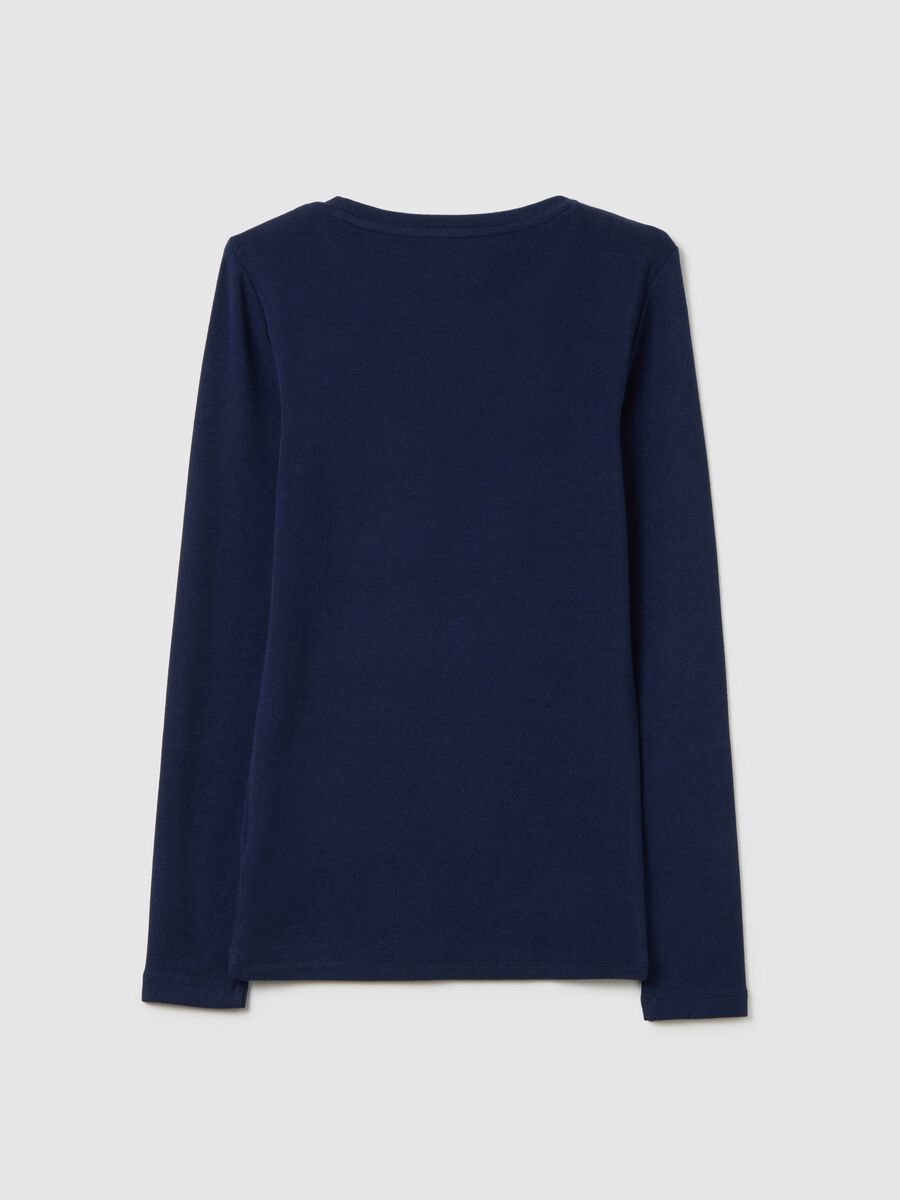 Long-sleeved T-shirt in cotton and modal_3