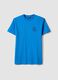 Blue pure cotton regular fit T-shirt with Popeye print_4