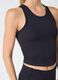 Ribbed Technical Fabric Crop Tank Top ALTAVIA STUDIO_3