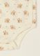 Two-pack of white pure cotton baby bodysuits with teddy bear print_2