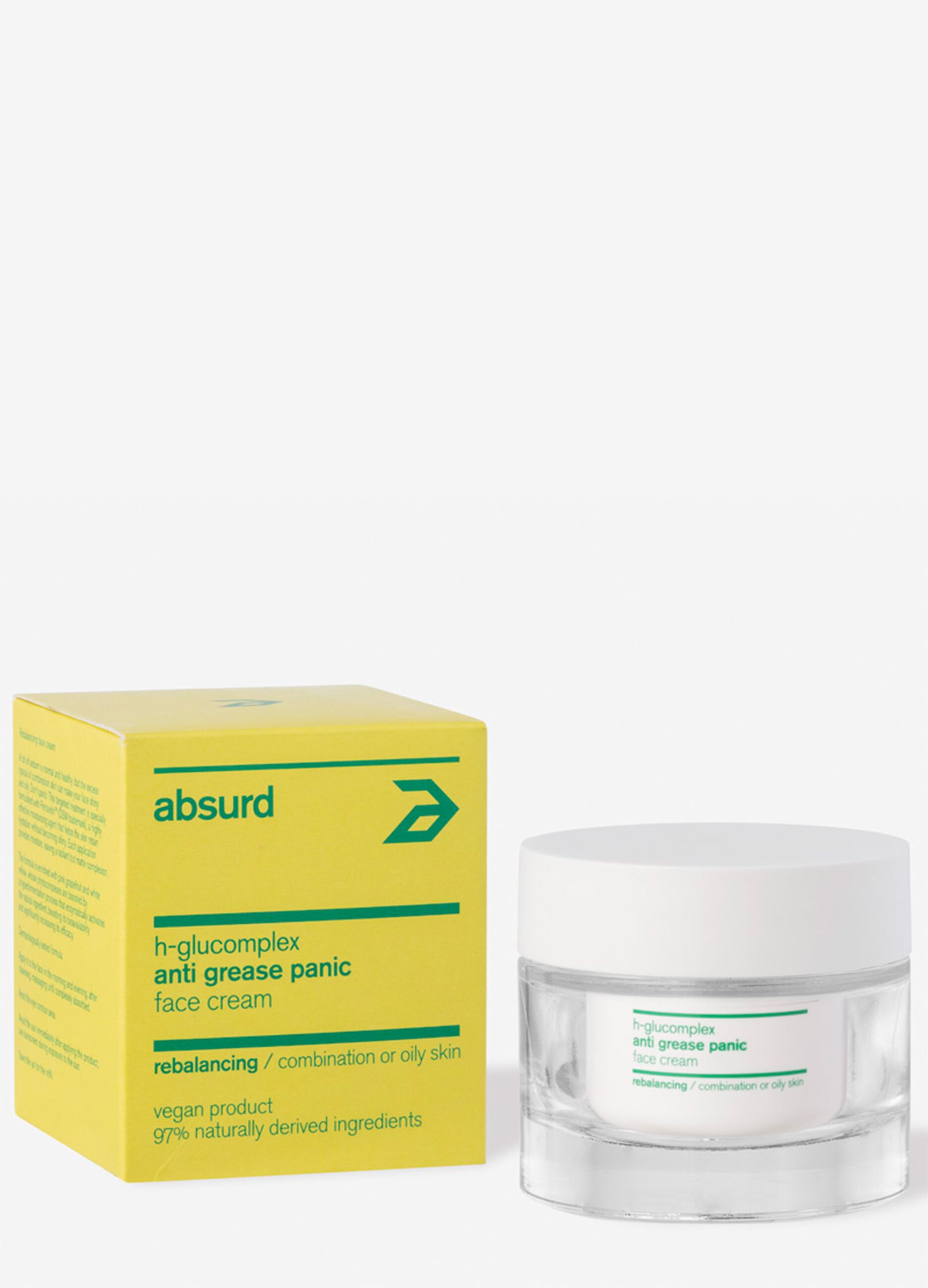 Moisturising and rebalancing face cream