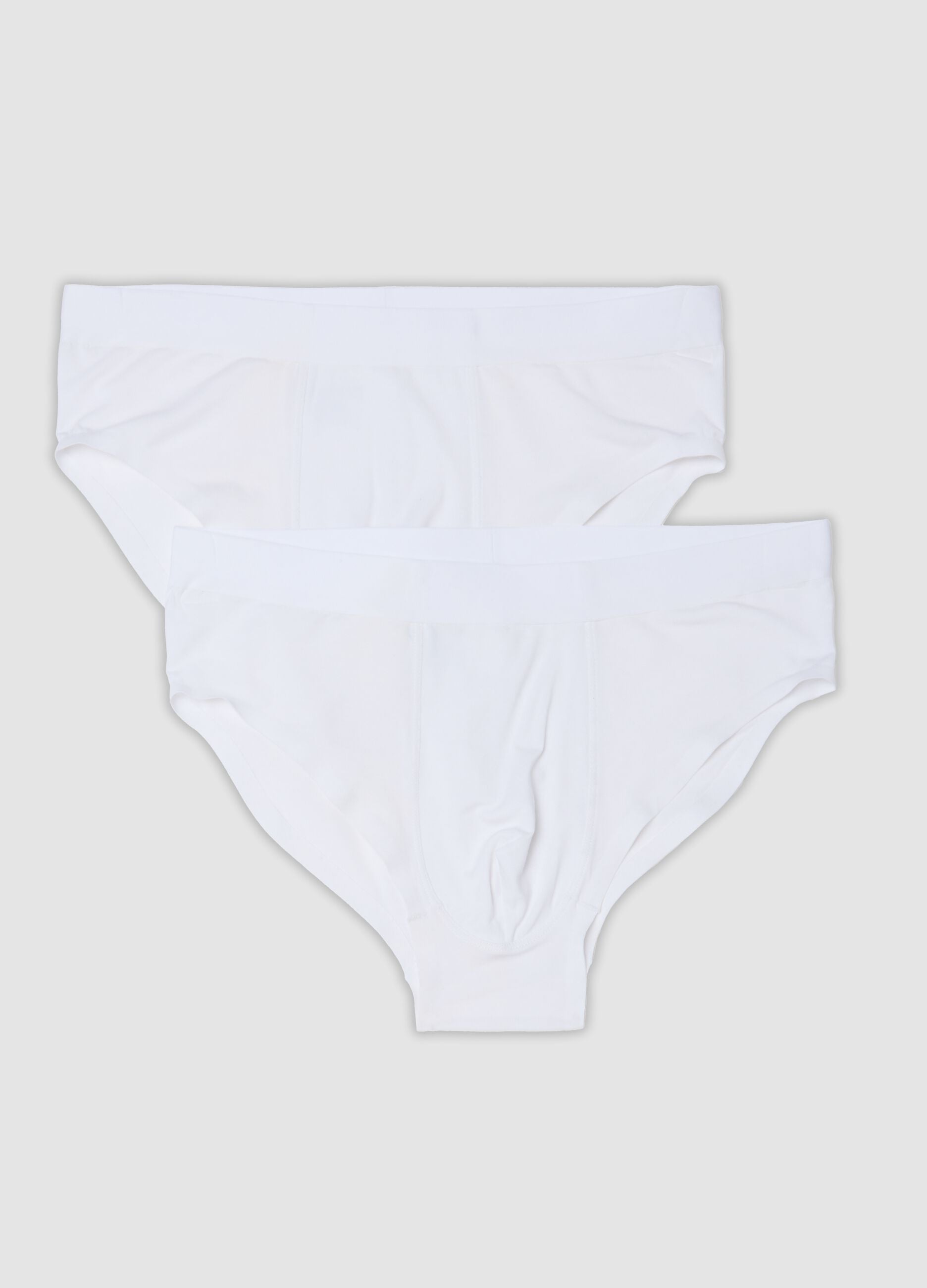 2-pack of white stretch modal briefs