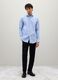 Regular fit azure pure cotton shirt_1
