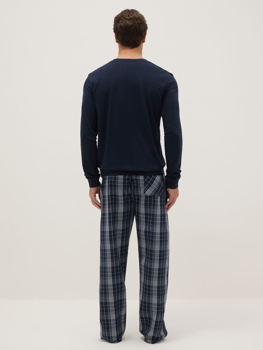 Multicolour pure cotton regular fit pyjamas_2