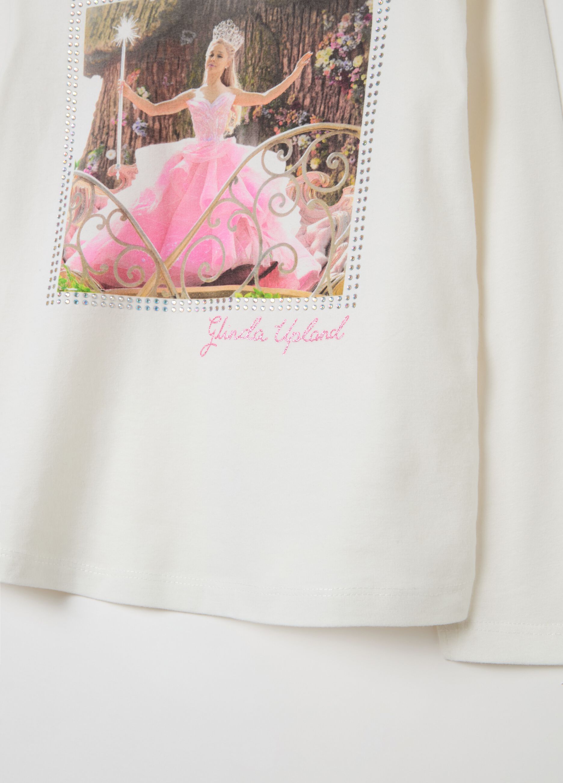 Long-sleeved T-shirt with Wicked print