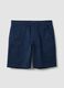 Bermuda chino blu in cotone elasticizzato_4