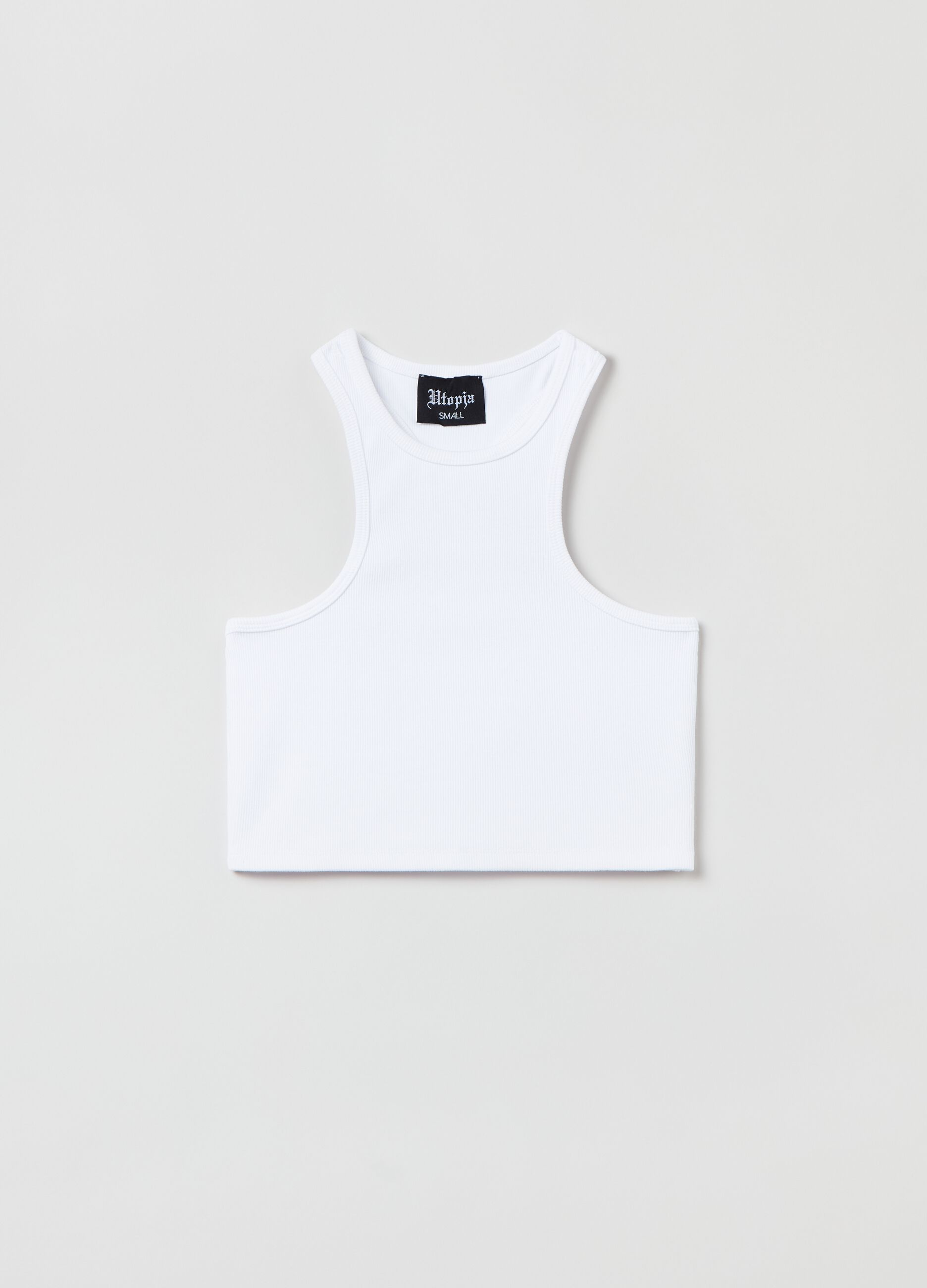 Tank Top rib White_5