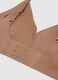 Beige Seamless Bra with Removable Padding_1