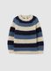 Multicoloured striped regular fit children's jumper_1
