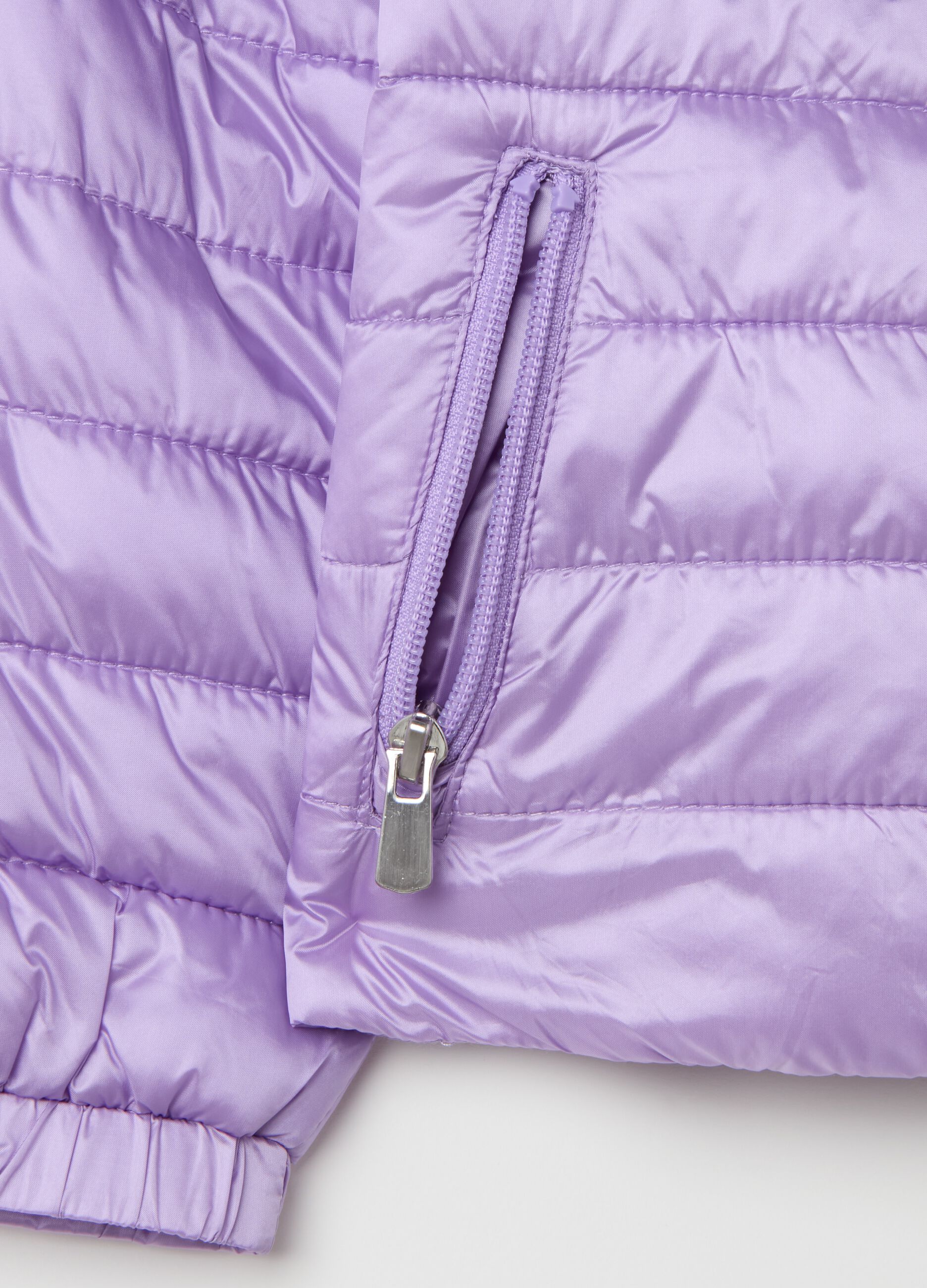 Piumino ultralight con cappuccio