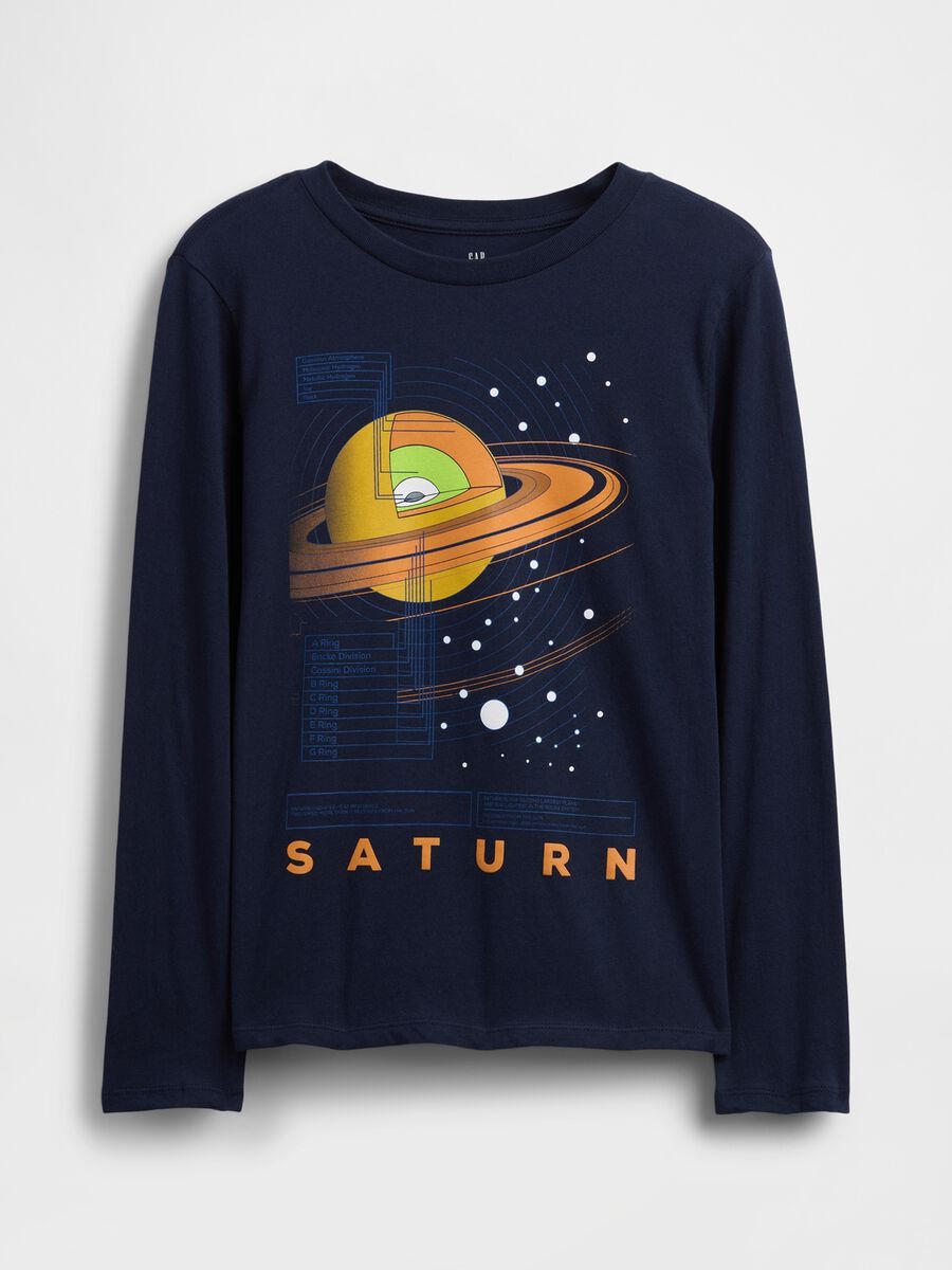 Long-sleeve cotton blue shirt_0