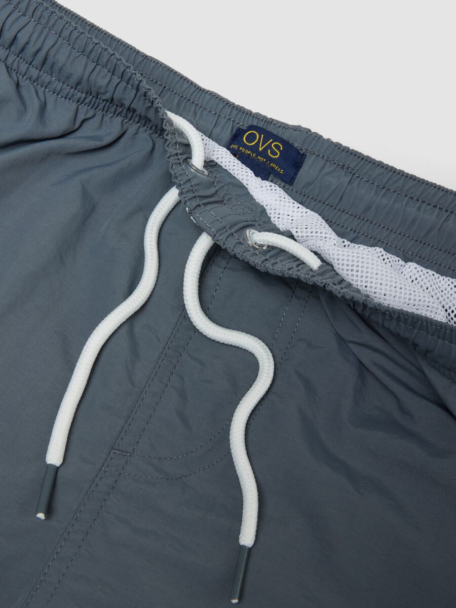 Boxer da mare grigi regular fit con coulisse_5