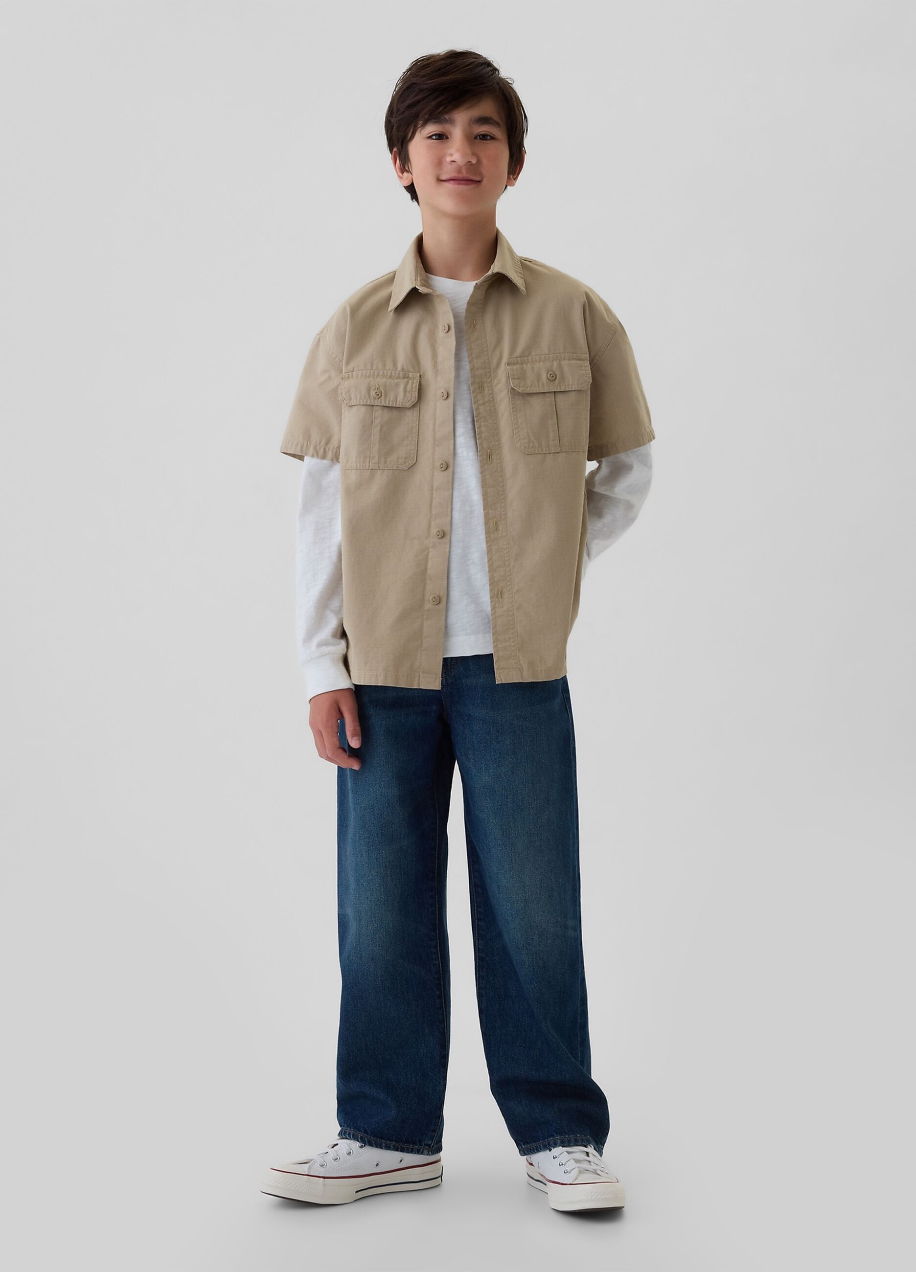 Baggy-fit jeans with five pockets