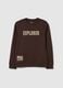 Boys' pure cotton brown sweatshirt regular fit_3