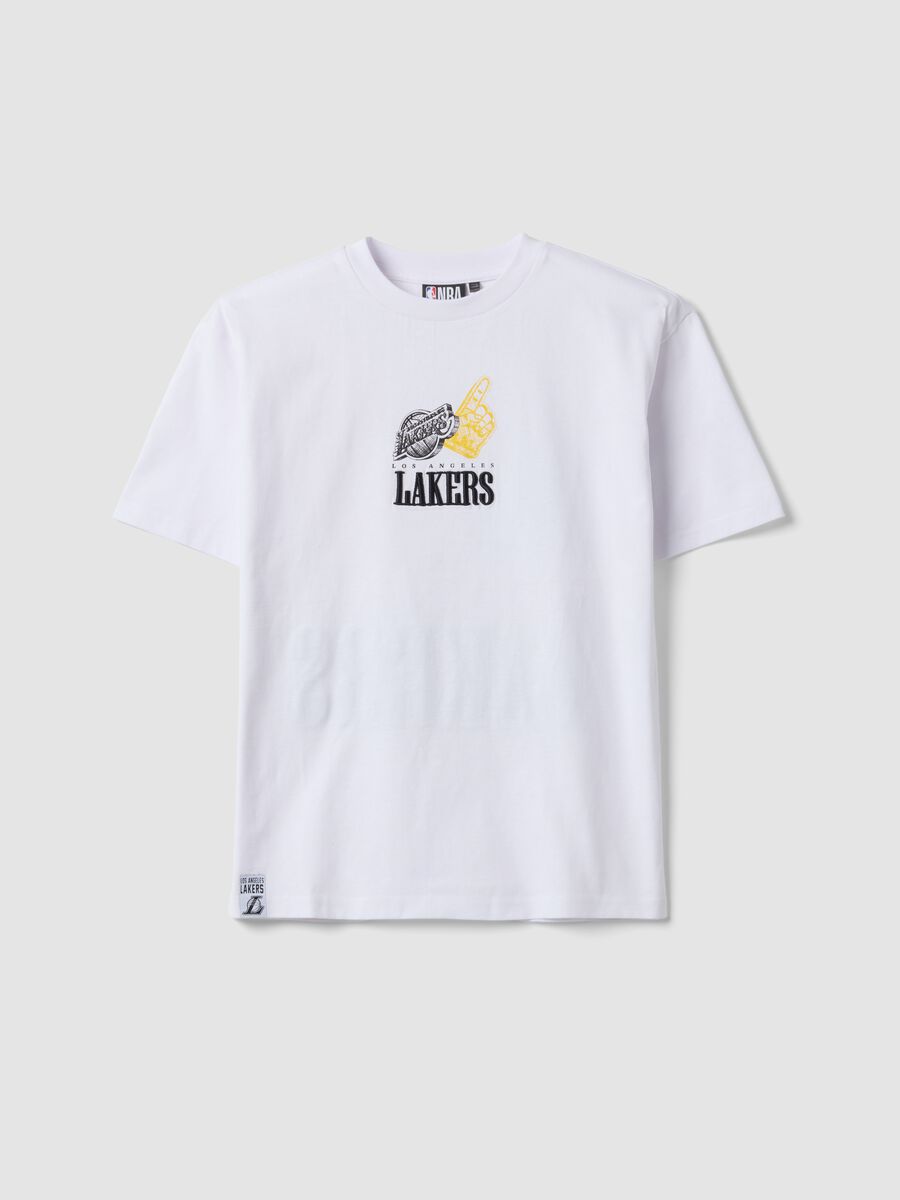 White short-sleeve pure cotton T-shirt_0