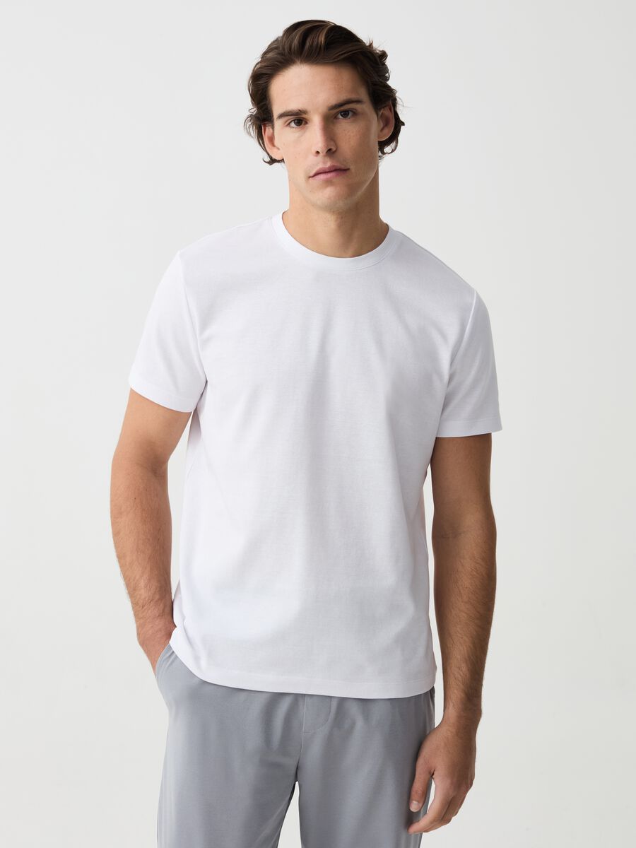 T-shirt girocollo regular fit_0