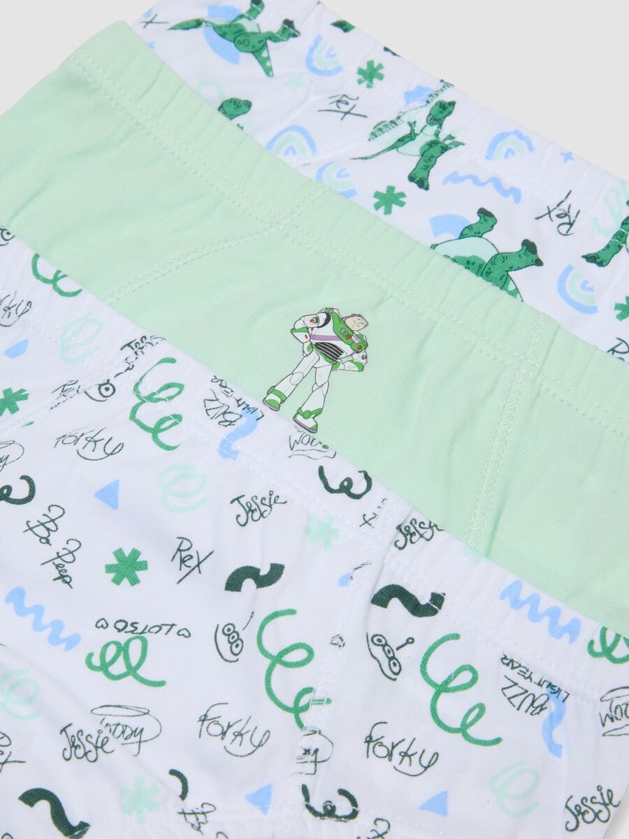 Multipack di cinque slip multicolor in cotone organico con stampe Toy Story_3