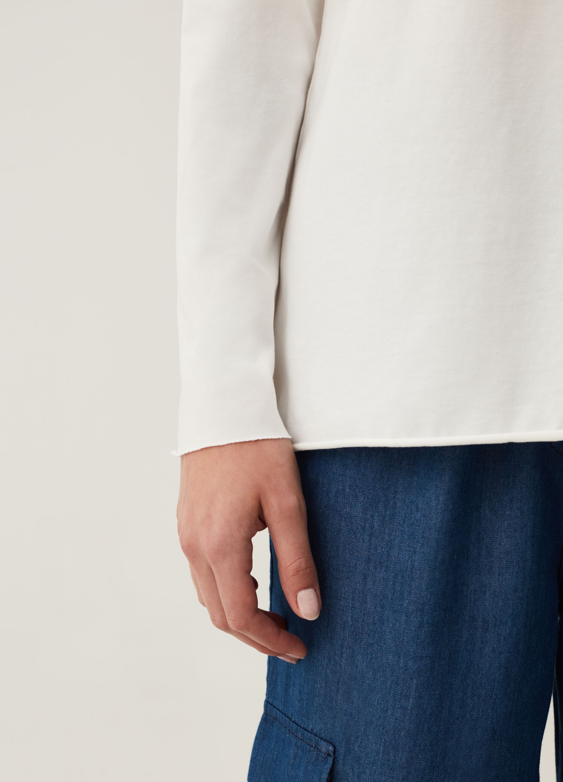 T-shirt con maniche lunghe raglan Hybrid_3
